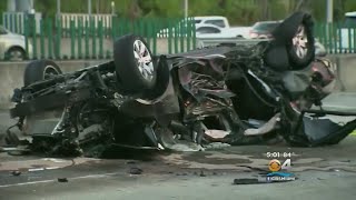 Deadly Rollover Crash At Turnpike Tollbooth [upl. by Gilly87]