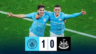 HIGHLIGHTS ALVAREZ STRIKE SEES CITY EDGE PAST NEWCASTLE  Man City 10 Newcastle  Premier League [upl. by Seugirdor]