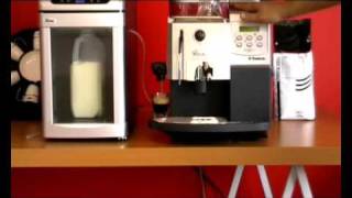 How to Make a Cappuccino amp Macchiato with the Saeco Royal Cappuccino [upl. by Laural]