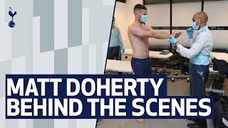 BEHIND THE SCENES  MATT DOHERTYS FIRST DAY AT SPURS [upl. by Eellehs]