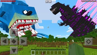 I Found SHIN GODZILLA vs SHIN SONIC in Minecraft Pocket Edition [upl. by Musetta28]