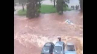 Amazing Toowoomba flash flooding video [upl. by Eadwina215]