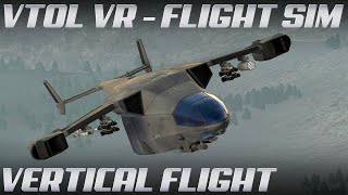 VTOL VR Flight Sim  Vertical Flight Autopilot Training  4K 60 FPS Gameplay [upl. by Euton619]