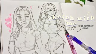 Sketch with me chill 🍥💕 [upl. by Melvena]