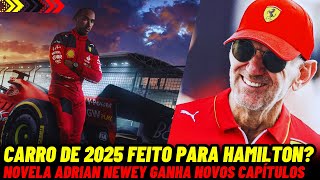 FERRARI COM NOVIDADES EM 2025 LECLERC VS HAMILTON E NOVELA NEWEY CONTINUA [upl. by Emiatej]