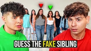 LOS BOYZ GUESS THE FAKE SIBLING  1 Fake Sibling VS 4 Real Siblings [upl. by Shyamal]