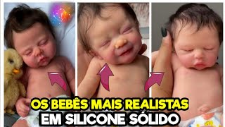 💜 Top 6 BEBÊS REBORN Mais Realistas Silicone Sólido   IMPRESSIONANTE  😱 [upl. by Stelmach]