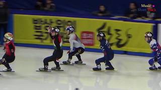 201718 쇼트트랙월드컵4차 남자 500 m Semifinals Heat 1 WU Dajing 곽윤기 서울목동 20171117  1119 [upl. by Petie]