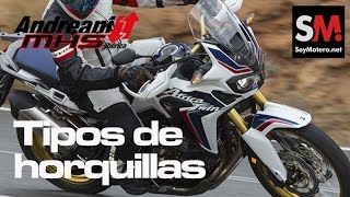 Tipos de horquillas de moto  Suspensiones de moto III [upl. by Gabriella]