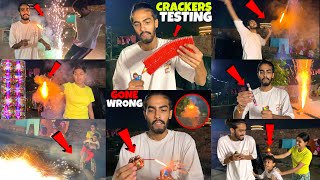 Fireworks Testing 🔥 Gone Wrong ❌ Diwali Crackers [upl. by Eneres]