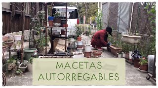 Como HACER MACETAS AUTORREGABLES de BOTELLAS PLÁSTICAS ♻️📣y trasplante de LECHUGAS 🌱 [upl. by Mareah475]