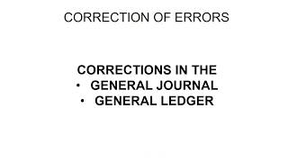 Errors that do not affect the trial balance [upl. by Nosyerg]