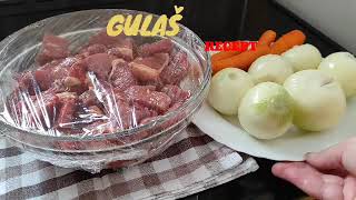 GULAŠ RECEPT  Kako se pravi gulaš  312 [upl. by Bergeron]