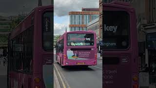 KeyWorth FJ09BXK heading into Nottingham City Center viral shorts fortheloveofbuses [upl. by Einrae998]