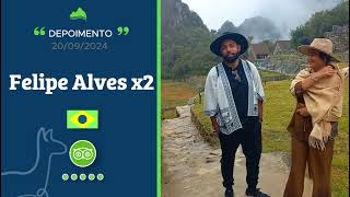 Depoimento Brasil  Felipe Alves x2 incacivilization brasilturismo viagensmachupicchu [upl. by Annol]