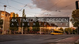 FMB Dresden Timelapse Albertplatz  Neustadt Day To Night Herbst 2017 4K Footage [upl. by Arretak853]