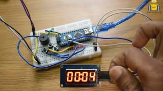 Simple timer kitchen control using 7segment display [upl. by Lyrehs]