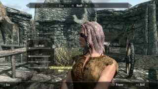 Sorceress Sykrim  Character creation  Skyrim vanilla  Download available [upl. by Aynuat]