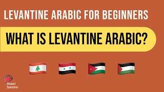 What is Levantine Arabic   Unlocking the Mystery of Arabic Dialects in the Levant Region [upl. by Mcnamee]