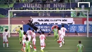 Sensational free kick by Nagaki [upl. by Elockcin984]