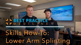 NREMT Practical Skills HowTo Extremity Splinting  Lower Arm Wrist and Hand [upl. by Ria469]