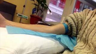 Iron Infusion Hopsital Procedure Cannula Insertion [upl. by Eednus535]