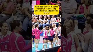 Exciting lalo pag si Pons napasayaw ni Jema creamline jemagalanza bernadethpons pvl fyp [upl. by Lener503]