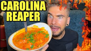 DEATHLY SPICY CURRY CHALLENGE  The UKs Hottest Indian Curry Carolina Reaper Punjabi Food [upl. by Ellerd744]