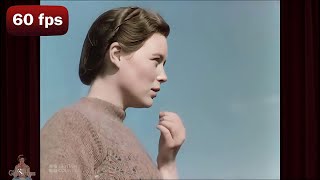 Women of The Outer Hebrides  Waulking Song  AI Enhanced 1941 Film  60 fps [upl. by Enneiluj]