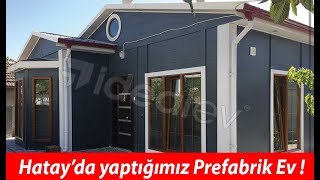 55 m² Prefabrik Evin içini Geziyoruz   Ali Kocaoğ  Hatay Altınözü [upl. by Chavez]