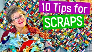 💚♥️ MANAGE YOUR SCRAPS  My Top 10 Tips for using and keeping them under control [upl. by Tierell]