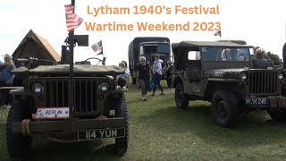 4K Lytham 1940s Festival Wartime Weekend 2023 [upl. by Leavitt352]