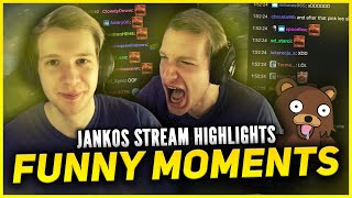 JANKOS  STREAM HIGHLIGHTS  FUNNY MOMENTS 1 [upl. by Wayolle292]