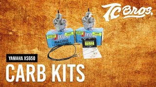 TC Bros  XS650 High Performance Mikuni VM Carburetor Kit Review [upl. by Damien]