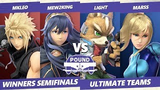 Pound 2019 SSBU Teams  Marss amp Light VS MkLeo amp Mew2King  Ultimate Winners Semis [upl. by Gianna]