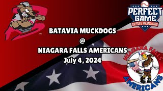 July 4 2024  Batavia Muckdogs  Niagara Falls Americans [upl. by Saraiya]