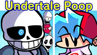 Friday Night Funkin VS Sans Papyrus amp Gaster  Undertale Poop Demo FNF Mod FlipaClip SansExe [upl. by Duhl253]