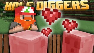 Minecraft  Breeding Pink Slimes  Hole Diggers 41 [upl. by Nebuer757]