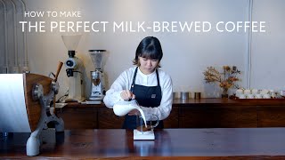 How to Make the Perfect MilkBrewed Coffee IcedHot [upl. by Aynotak]