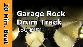 Garage Rock Drum Loop 180 BPM [upl. by Serrell830]