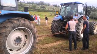 Landini 10000S vs new holland tm120 pt2 [upl. by Ricki925]