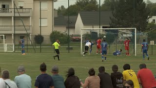 Match de préparation  l’US SarreUnion s’impose contre le Sarreguemines FC 2 buts à 1 [upl. by Tenneb67]