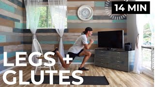 LEG AND GLUTE WORKOUT  AT HOME LEG WORKOUT NO EQUIPMENT [upl. by Noicpecnoc]