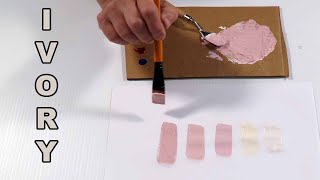 How To Make Ivory Colour From White and More Skin Tone Colours [upl. by Isabelle605]