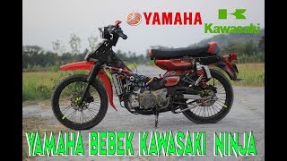 Yamaha V75 Bureng ninja Blok kanan kiri masih aslinya BEBEK NINJA Hatori [upl. by Yerfoeg]