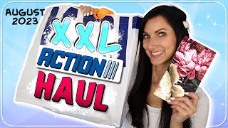 💸 XXL ACTION HAUL August 2023  NEUHEITEN  Deko Beauty Süßigkeiten Haushalt  Frühlingsrolina [upl. by Hyacinthia]