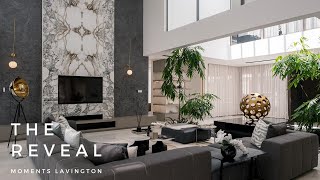 Interior Design  Luxurious Villa Reveal  Modern House Tour  Moments Villa Part 1 [upl. by Ahsimik]