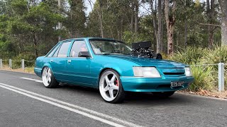 Tuff cars arriving and leaving the OMCC car meet at Bungarribee park [upl. by Allerbag526]