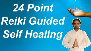 Powerful 24 Point Reiki Guided Self Healing with Bell each part 3 mins [upl. by Isadore]