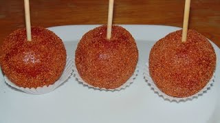 MANZANAS CON CHAMOY CUBIERTAS PARA NEGOCIO [upl. by Gorden32]